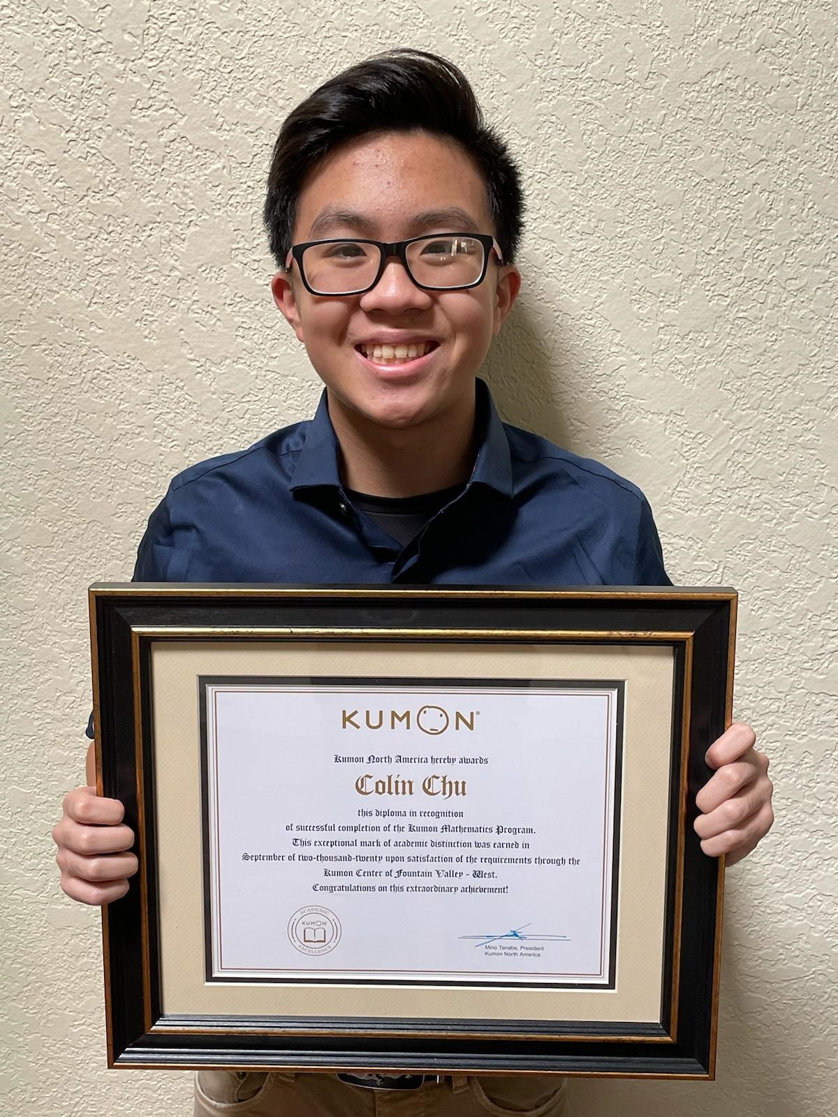 Success Stories Kumon of FOUNTAIN VALLEY WEST
